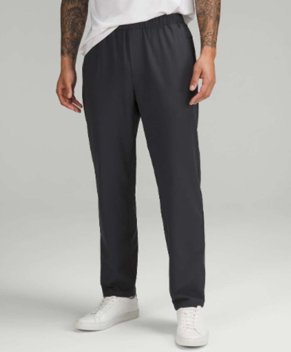Lululemon ABC Pull-On Pant 27" Obsidian Black Gray Sz XS $128 {RR11}